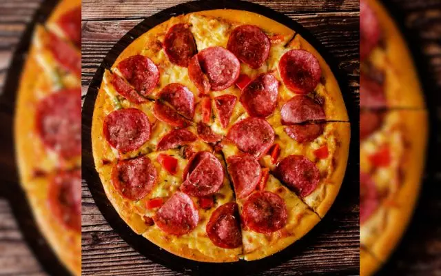 pizza diavola au salami piquant