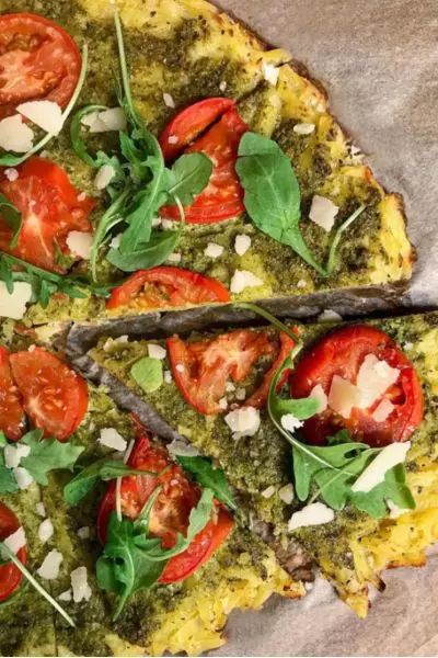 pizza au pesto
