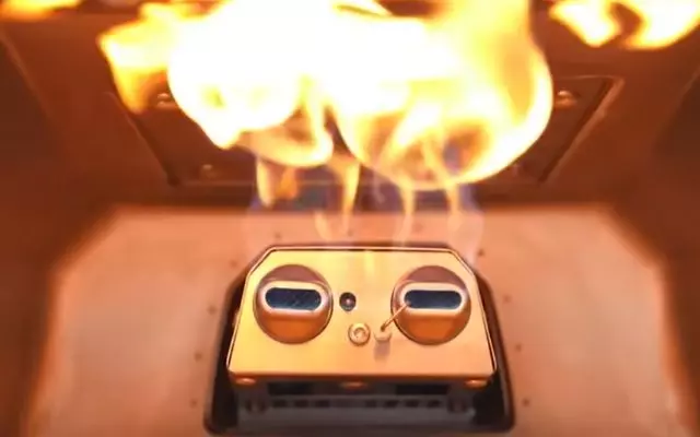 Module gaz allumé sur le four Ooni Karu 16