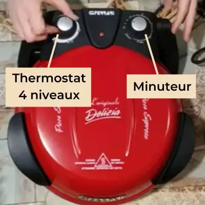 Thermostat et minuteur du G3 Ferrari Delizia