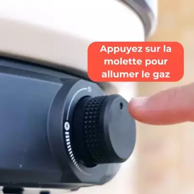 Molette du gaz - Gozney Arc XL